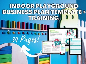 Indoor Playground or Play Cafe Business Plan Template and Training - Etsy