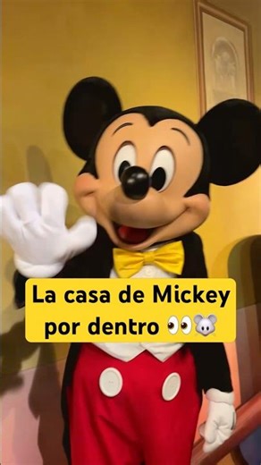 👀🐭 Mira cómo es la casa de Mickey por dentro