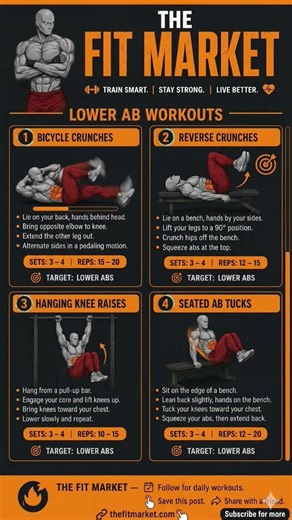 4 Lower Ab Exercises to Burn Belly Fat & Build Core Strength at Home