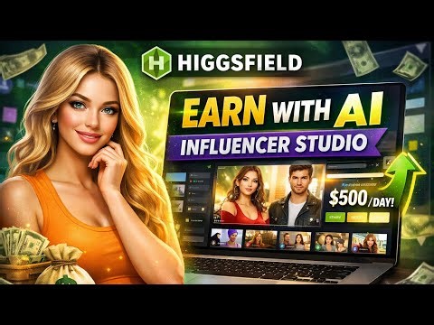 Higgsfield AI Influencer Tutorial: Higgsfield Earn With AI | AI Influencer Studio
