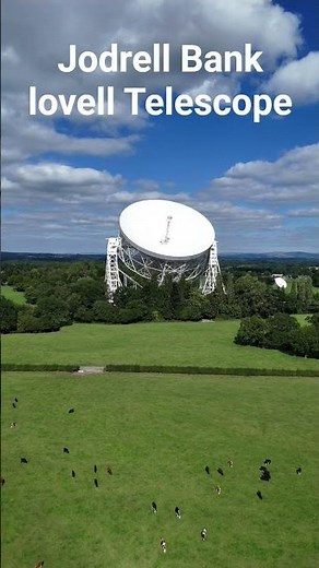 Massive telescope hidden in English countryside #aerialvideo