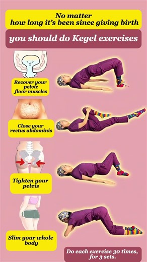 Not Just Postpartum—Kegel Pelvic Floor Training Every Woman Needs #exercise #abs #sports