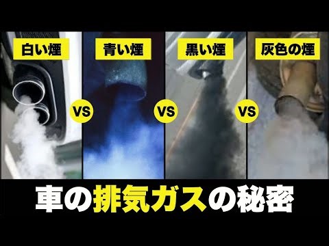 【危険】その煙の種類の意味は？車の排気ガス種類を徹底解説【ゆっくり解説】【クルマの技術】