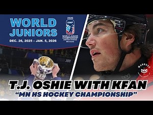 T.J. Oshie joins KFAN to talk about winning HS State and playing in the Tourney