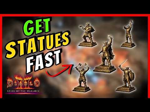 HUGE Tips to Farming Statues MUCH FASTER - Diablo 2 Resurrected