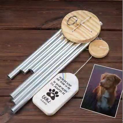 1.1K reactions · 178 shares | Remember your beloved pet every time the wind blows with our memorial wind chimes.  Perfect Memorial Gifts for pet lovers. | Callie Gifts | Facebook