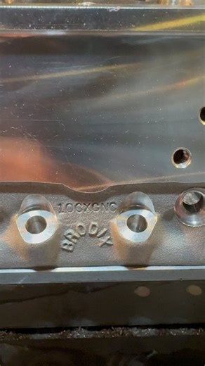 The BRODIX BP 10 STD CX is in a long line of successful small block Chevrolet compatible heads. This new 100% CNC ported offering has a rolled 21° valve angle, as well as redesigned valve spacing of 75/90. This head also features newly designed intake and exhaust ports that flow an amazing 349 cfm on the intake and 242 cfm on the exhaust! The new highly efficient 60 cc combustion chambers utilize a 2.125 / 1.600 valve combination. These heads also come standard with all the finest qualities that