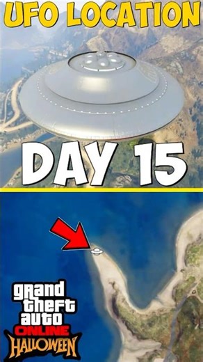 GTA 5 Online- UFO Event Sighting Location Day 15 (Halloween Surprise 2025 Event)