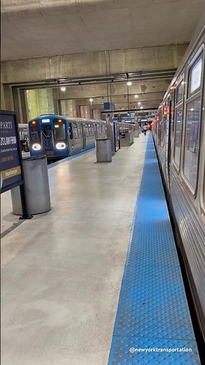 🚇 CTA Blue Line Train Arrives at O’Hare Station | Chicago Subway