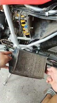 Changing my stock air filter since 2012 | Honda XR200 | Motorcycle Upgrades | Modified xr-200 #MJTV