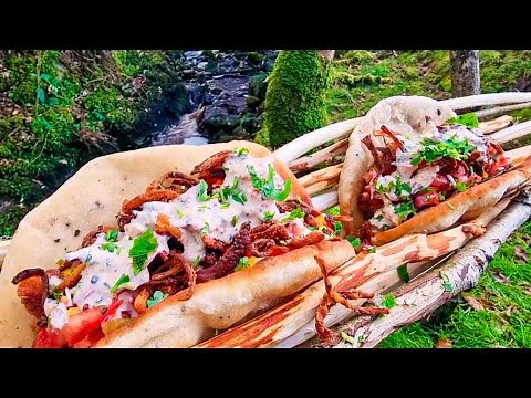 😱Everyone will salivate from such a dish! ASMR cooking in the wild