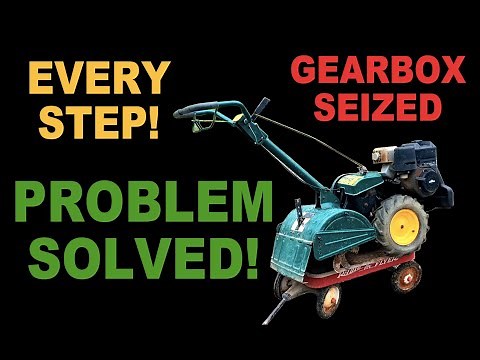 How I Fixed an MTD Rear Tine Tiller Gearbox!