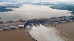 11K views · 49 reactions | Authorities in central China blasted a dam Sunday to release surging waters behind it. There is widespread flooding across the country that has claimed scores of lives. The dam on the Chuhe River in Anhui province was destroyed with explosives early Sunday morning. The water level was expected to drop by 70 centimeters after the blast. | The Times of India | Facebook