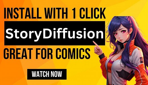 StoryDiffusion Windows系统一键本地安装使用教程：提高生成图像之间的一致性文生图模型