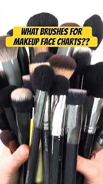Face Chart makeup Tutorial EASY| What Brushes for face charts #facechart