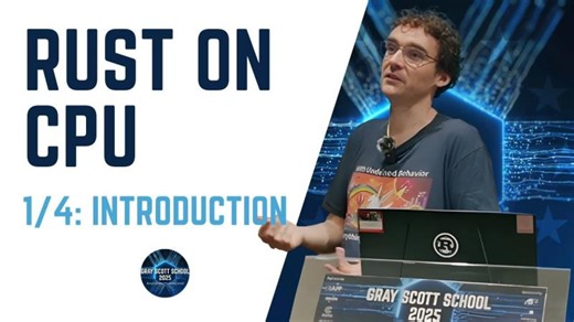 Rust on CPU 1/4: Introduction | CC-FR