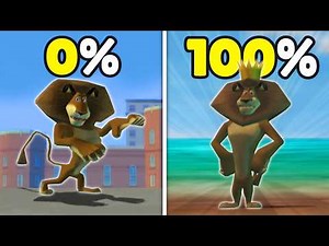 I played 100% of Madagascar