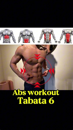 毎日腹筋チャレンジ6種目！ 3分なら時間つくれるはず #宅トレ#腹筋#absworkout #absworkouthome #absworkoutchallenge