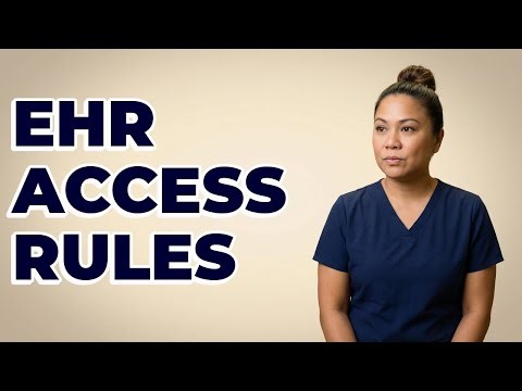 What Are Organizational Policies For EHR Access?