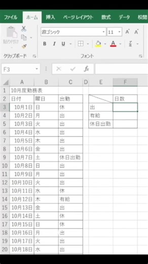 エクセルのCOUNTIF関数使えたら評価爆上がり#エクセル #excel#パソコン便利術 #exceltips