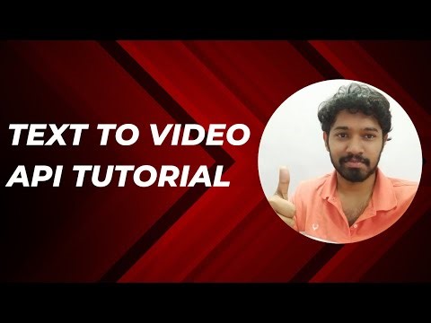 Text To Video API Automation tutorial