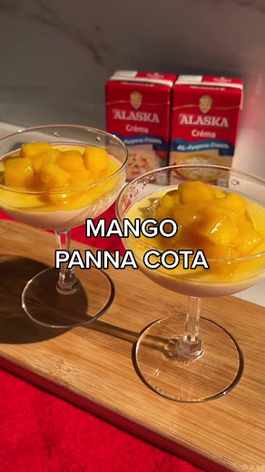 Summer Mango Panna Cota Recipe with Alaska Créma All-Purpose Cream