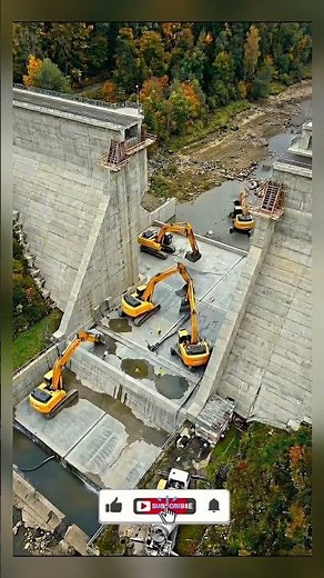 How dam is created? #DreamTrackAI #dam #waterreservoir