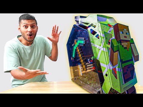 I Made a Minecraft Themed PC !