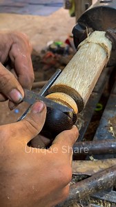 Palm Handicraft Turning By Wood Tools. | Unique Share