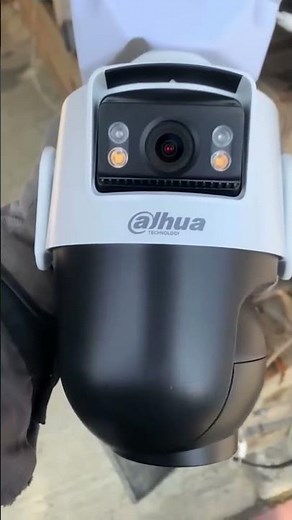 Dahua Dual Lens WiFi PTZ: Better Than Standard CCTV #shorts #ptz