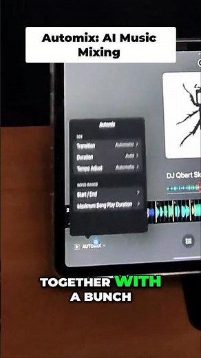 Automix AI: Seamless AI Playlist Mixing & Transitions #shorts