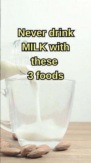 Never Drink Milk With These 3 Foods 🚫 | Digestion Hazards & Healthy Swaps | Cow Milk Benefits