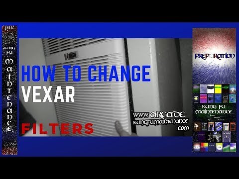 How To Replace York Vexar Air Filters Heater Air Condtioner Fan Mobile Home Air Handler HVAC Video