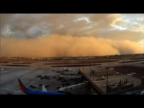 Time-Lapse Video: Dust Storm Sweeps Phoenix