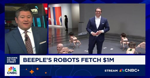 Inside Art Basel Miami: Beeple’s robot dogs