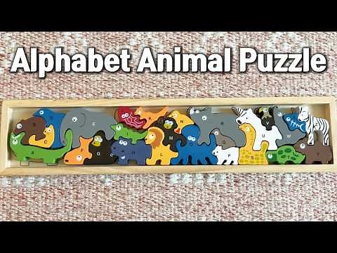 Learn the Alphabet with Animal Puzzles | Toddler Learning ABC