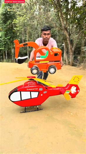 JCB 3dx Vs Big Helicopter | Remote Control JCB excavator | Rc helicopter