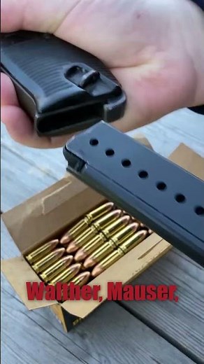 Walther P 38 two times standard pistol of the Germans