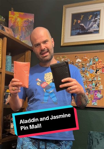 Fun pin mail from my new friend @Regan Lots of fun Aladdin pins with everyone but carpet in the mix. I also picked up a cute Jasmine pin I already had, but it’s my girl so I don’t mind 🤣 #disneypintrading #disneypins #pinmail