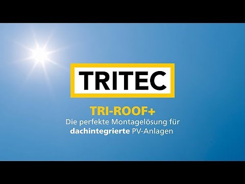 TRITEC PV-Einlegesystem TRI-ROOF+ für Indach