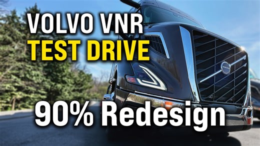 Test drive of the Volvo VNR