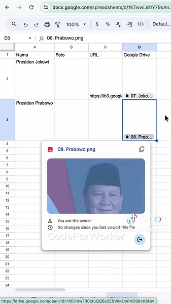 Cara Mudah Insert Gambar Otomatis di Google Sheet