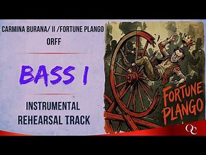 Carmina Burana | Fortune plango vulnera | Bass Rehearsal Track & Piano accompaniment | Bass