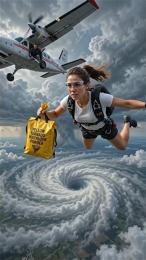 TIV 2 Mission 🌪️✈️ | Sky Diver's Mission to Stop the Tornado | Amazing Rescue Story | Tornado Eye 👀