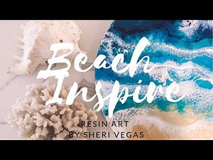 How to create your own seascape Resin Art. DIY BEACH WALL ART