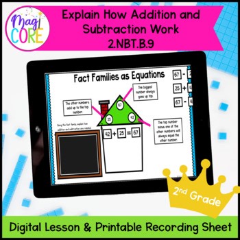 Addition & Subtraction Strategies 2nd Grade Math Digital Mini Lesson 2.NBT.B.9