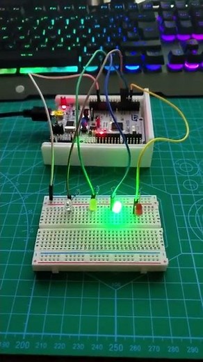 LEDs on STM32 Nucleo-F446RE