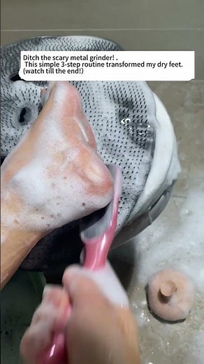 Ditch the scary metal grinder!. 3-step routine transformed my dry feet. #callus #callusremoval