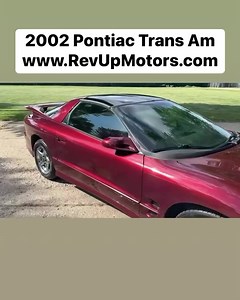 1.9K views · 37 reactions | 2002 Pontiac Firebird Trans Am in Ultra Rare Maple Red Metallic from Rev Up Motors #revupmotors #pontiac #pontiacfirebird #pontiactransam #firebirdtransam #transam #firebird #rarecolor #classiccarsdaily #classiccars #musclecar #MecumAuctions #mecum #barrettjackson | Rev Up Motors | Facebook