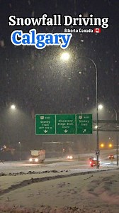 193K views · 3.8K reactions |  ☃️ Snowfall Driving in Calgary...
